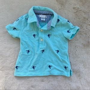 Ralph Lauren baby marlin embroidered polo shirt